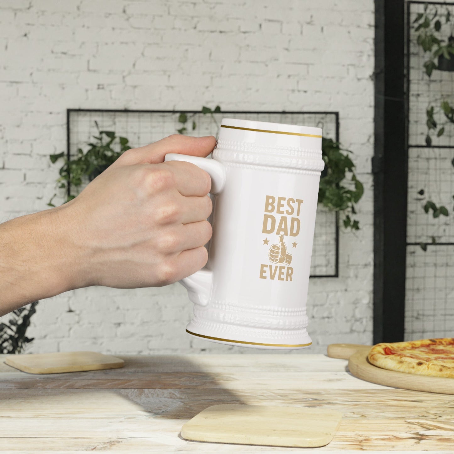 Best Dad Ever Beer Stein Mug - Curio Cove Emporium